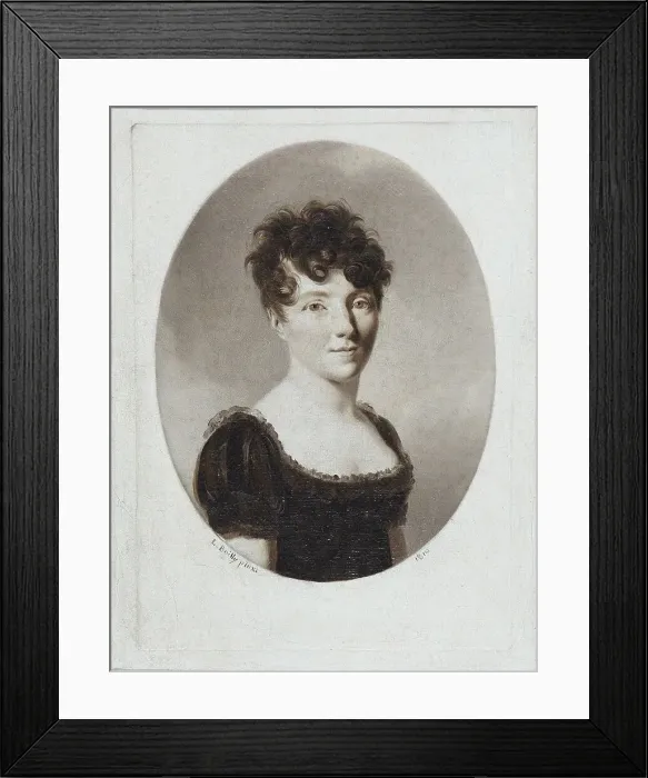 Framed Print : Portrait of the writer and composer Alexandrine Sophie de Bawr (1773-1860), 1810. Creator: Boilly, Louis-Léopold (1761-1845) Framed Print : Portrait of the writer and composer Alexandrine Sophie de Bawr (1773-1860), 1810. Creator: Boilly, Louis-Léopold (1761-1845)