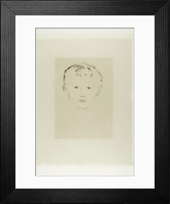 Framed Print : Theodor Linde, 1902. Creator: Edvard Munch Framed Print : Theodor Linde, 1902. Creator: Edvard Munch