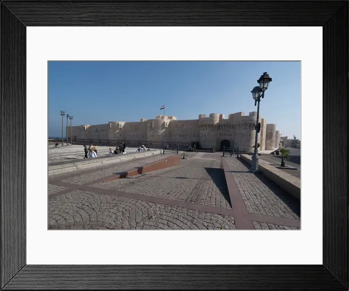 Framed Print : Fort and Harbour, Alexandria, Egypt, 2007. Creator: Ethel Davies Framed Print : Fort and Harbour, Alexandria, Egypt, 2007. Creator: Ethel Davies