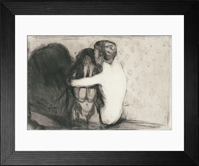 Framed Print : Consolation, 1894. Creator: Edvard Munch Framed Print : Consolation, 1894. Creator: Edvard Munch