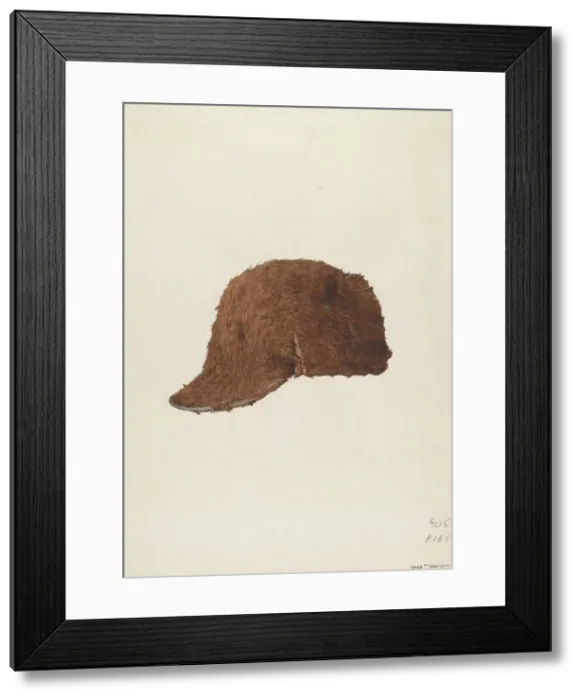 Framed Print : Sealskin Cap, c. 1940. Creator: Dana Bartlett Framed Print : Sealskin Cap, c. 1940. Creator: Dana Bartlett