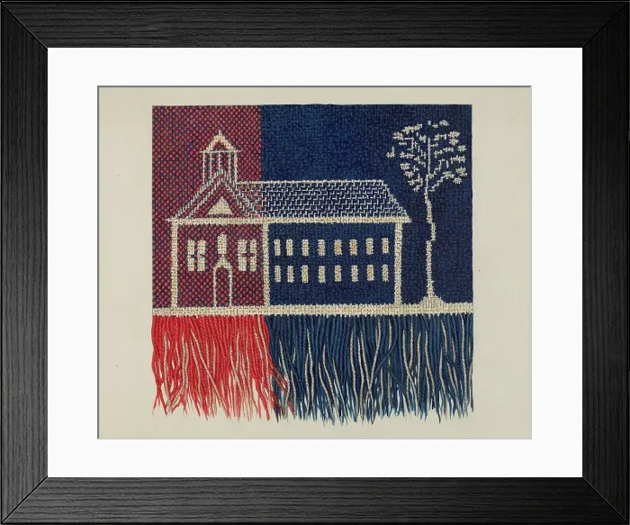 Framed Print : Coverlet Detail Farmer's Fancy, c. 1937. Creator: Ruth M. Barnes. Coverlet Detail Farmer's Fancy, c. 1937. Creator: Ruth M. Barnes Framed Print : Coverlet Detail Farmer's Fancy, c. 1937. Creator: Ruth M. Barnes. Coverlet Detail Farmer's Fancy, c. 1937. Creator: Ruth M. Barnes