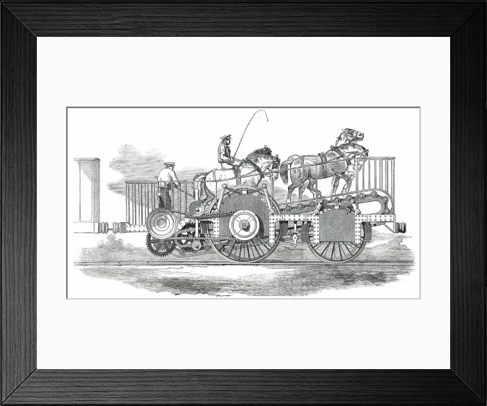 Framed Print : The Patent Impulsoria, 1850. Creator: Unknown Framed Print : The Patent Impulsoria, 1850. Creator: Unknown