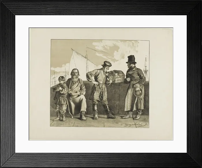 Framed Print : Scenes from Russian Folk Life, n.d. Creator: Ignatii Stepanovich Shchedrovski Framed Print : Scenes from Russian Folk Life, n.d. Creator: Ignatii Stepanovich Shchedrovski