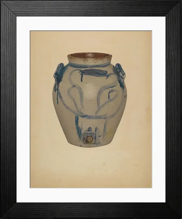 Framed Print : Cask, probably 1937. Creator: Richard Barnett Framed Print : Cask, probably 1937. Creator: Richard Barnett