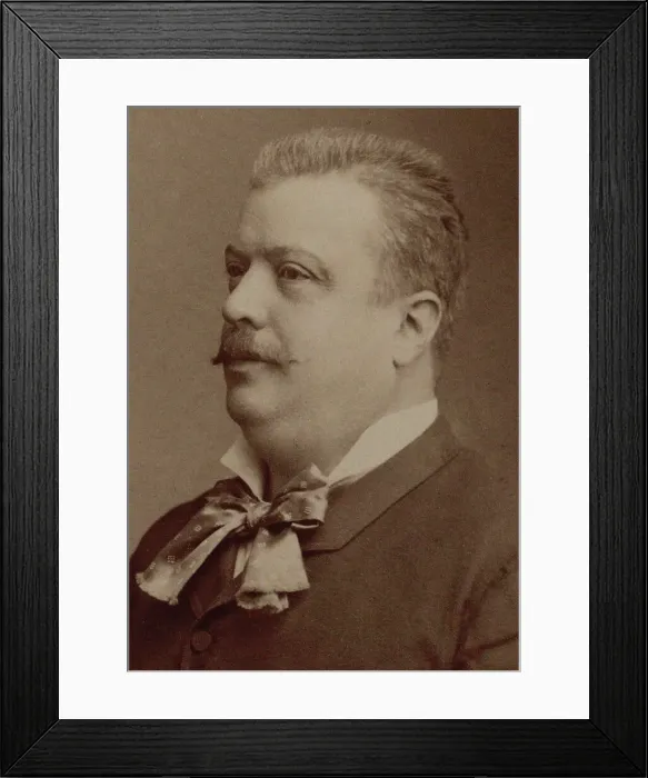 Framed Print : Portrait of the violinist and composer Jules Danbé (1840-1905), c. 1880. Creator: Photo studio Nadar Framed Print : Portrait of the violinist and composer Jules Danbé (1840-1905), c. 1880. Creator: Photo studio Nadar
