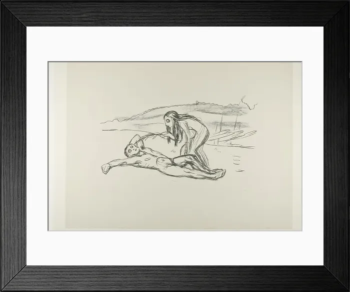 Framed Print : Alpha and Omega, 1908 / 09. Creator: Edvard Munch Framed Print : Alpha and Omega, 1908 / 09. Creator: Edvard Munch