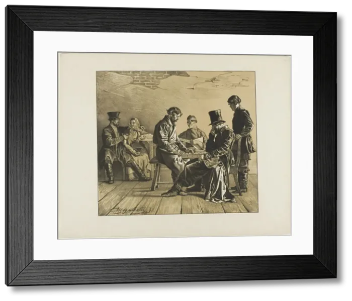 Framed Print : Scenes from Russian Folk Life, n.d. Creator: Ignatii Stepanovich Shchedrovski Framed Print : Scenes from Russian Folk Life, n.d. Creator: Ignatii Stepanovich Shchedrovski
