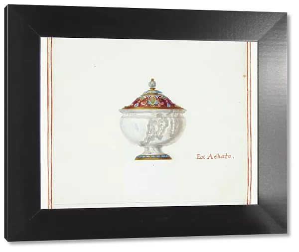 Agate Covered Bowl, n.d. Creator: Giuseppe Grisoni