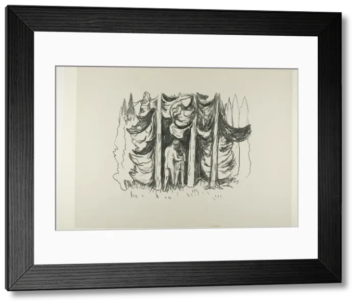 Framed Print : The Cloud, 1908 / 09. Creator: Edvard Munch Framed Print : The Cloud, 1908 / 09. Creator: Edvard Munch