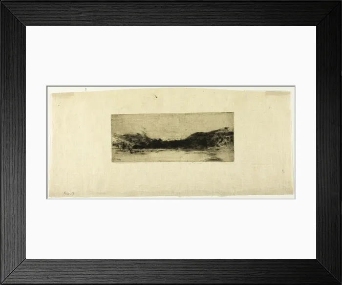 Framed Print : Sketch on the Tay, 1908. Creator: David Young Cameron Framed Print : Sketch on the Tay, 1908. Creator: David Young Cameron