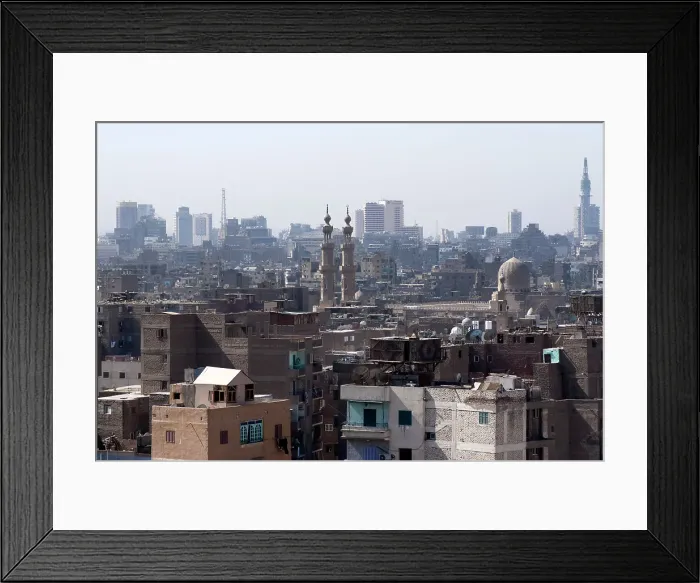 Framed Print : View from Al-Azhar Park, Cairo, Egypt, 2007. Creator: Ethel Davies Framed Print : View from Al-Azhar Park, Cairo, Egypt, 2007. Creator: Ethel Davies