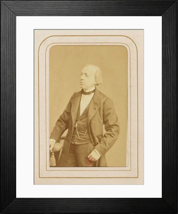 Framed Print : Portrait of the organist and composer François Benoist (1794-1878). Creator: Franck (François Gobinet de Villechole) (1816-1906) Framed Print : Portrait of the organist and composer François Benoist (1794-1878). Creator: Franck (François Gobinet de Villechole) (1816-1906)