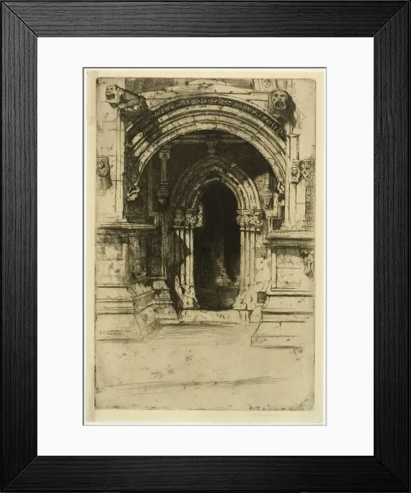 Framed Print : Rosslyn, 1899. Creator: David Young Cameron Framed Print : Rosslyn, 1899. Creator: David Young Cameron