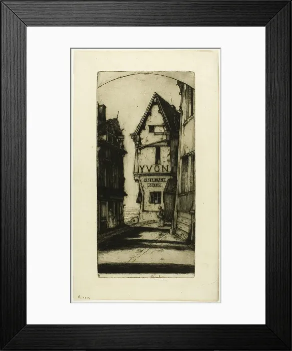 Framed Print : Yvon, 1911. Creator: David Young Cameron Framed Print : Yvon, 1911. Creator: David Young Cameron