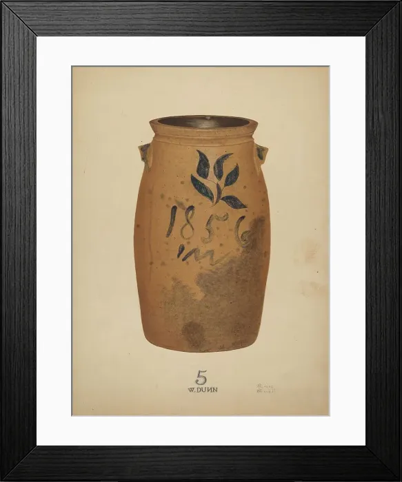 Framed Print : Five Gallon Churn, c. 1937. Creator: Richard Barnett Framed Print : Five Gallon Churn, c. 1937. Creator: Richard Barnett