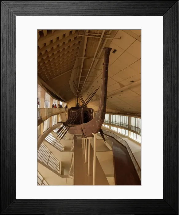 Framed Print : Boat Museum, Giza, Egypt, 2007. Creator: Ethel Davies Framed Print : Boat Museum, Giza, Egypt, 2007. Creator: Ethel Davies