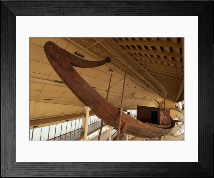 Framed Print : Boat Museum, Giza, Egypt, 2007. Creator: Ethel Davies Framed Print : Boat Museum, Giza, Egypt, 2007. Creator: Ethel Davies