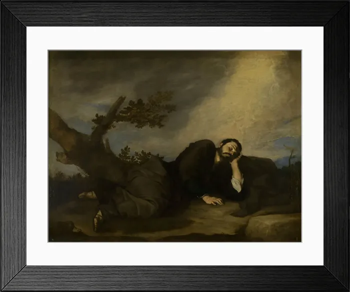 Framed Print : Jacob's Dream, 1639. Creator: Ribera, José, de (1591-1652) Framed Print : Jacob's Dream, 1639. Creator: Ribera, José, de (1591-1652)