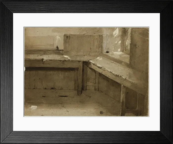 Framed Print : Background Study, 1840 / 50. Creator: David Wilkie Framed Print : Background Study, 1840 / 50. Creator: David Wilkie