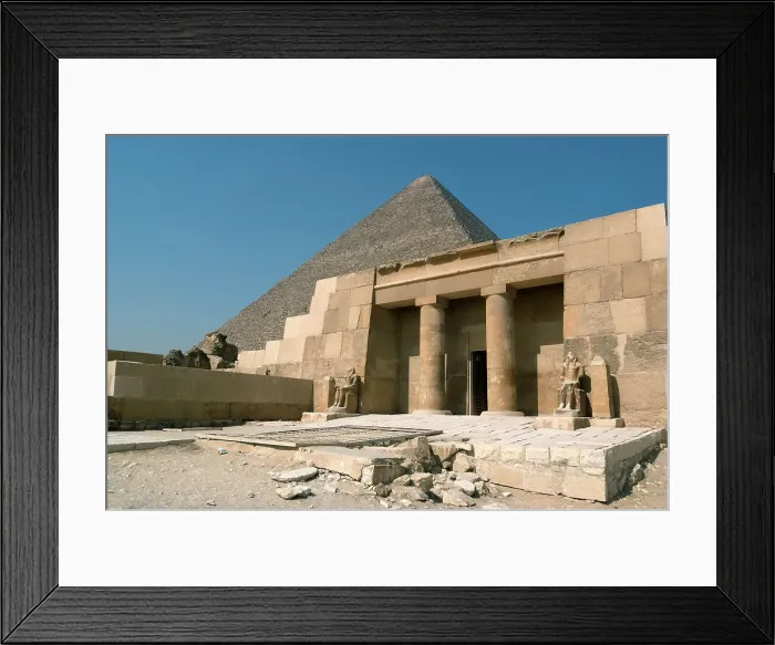 Framed Print : Pyramids, Giza, Egypt, 2007. Creator: Ethel Davies Framed Print : Pyramids, Giza, Egypt, 2007. Creator: Ethel Davies