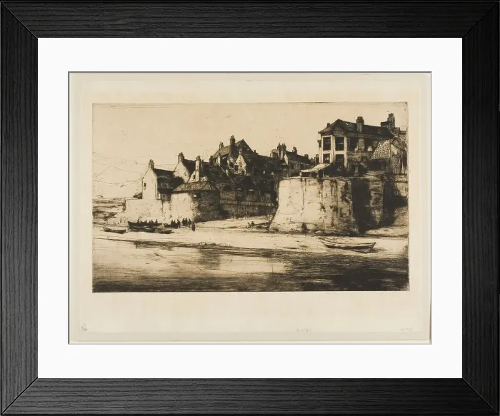 Framed Print : Robin Hood's Bay, 1907. Creator: David Young Cameron