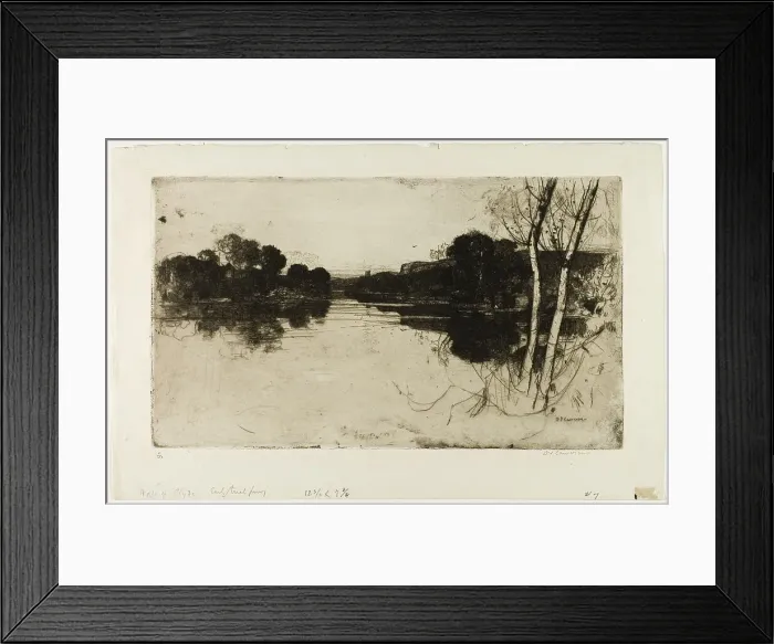 Framed Print : The Vale of Clyde, 1898. Creator: David Young Cameron Framed Print : The Vale of Clyde, 1898. Creator: David Young Cameron