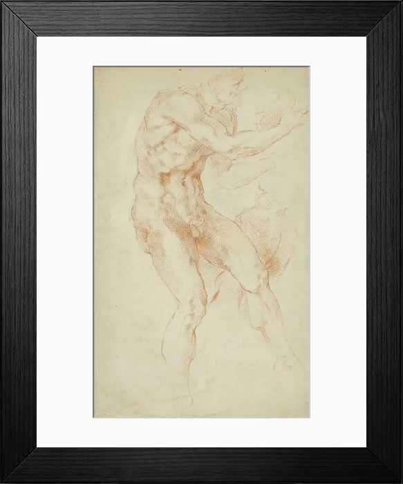 Framed Print : Sketches of Two Satyrs, n.d. Creator: Jean-Baptiste Carpeaux Framed Print : Sketches of Two Satyrs, n.d. Creator: Jean-Baptiste Carpeaux