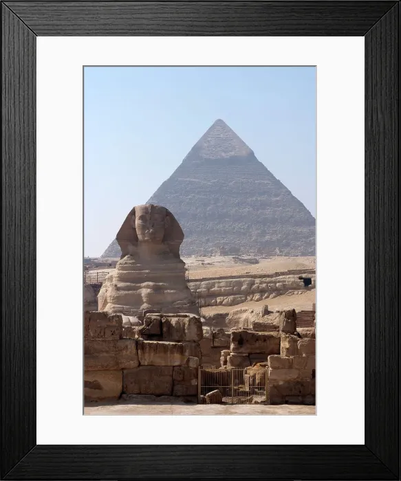 Framed Print : Sphinx, Giza, Egypt, 2007. Creator: Ethel Davies Framed Print : Sphinx, Giza, Egypt, 2007. Creator: Ethel Davies