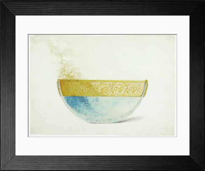 Framed Print : Decorative Bowl, n.d. Creator: Giuseppe Grisoni Framed Print : Decorative Bowl, n.d. Creator: Giuseppe Grisoni