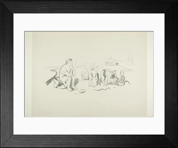 Framed Print : Alpha's Progeny, 1908 / 09. Creator: Edvard Munch Framed Print : Alpha's Progeny, 1908 / 09. Creator: Edvard Munch
