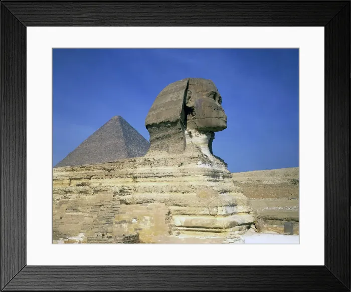 Framed Print : Sphinx, Giza, Egypt, 1984. Creator: Ethel Davies Framed Print : Sphinx, Giza, Egypt, 1984. Creator: Ethel Davies