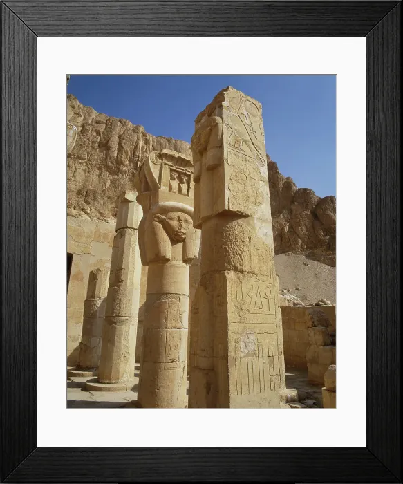 Framed Print : Hathor, Egypt, 1984. Creator: Ethel Davies Framed Print : Hathor, Egypt, 1984. Creator: Ethel Davies
