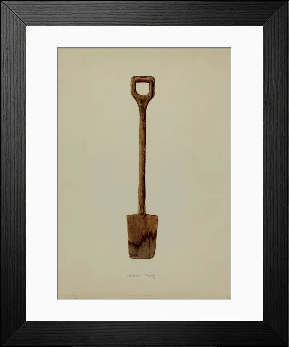 Framed Print : Toy Shovel, c. 1937. Creator: Eugene Bartz Framed Print : Toy Shovel, c. 1937. Creator: Eugene Bartz