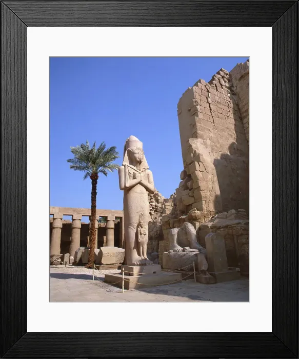 Framed Print : Karnak, Egypt, 1984. Creator: Ethel Davies Framed Print : Karnak, Egypt, 1984. Creator: Ethel Davies