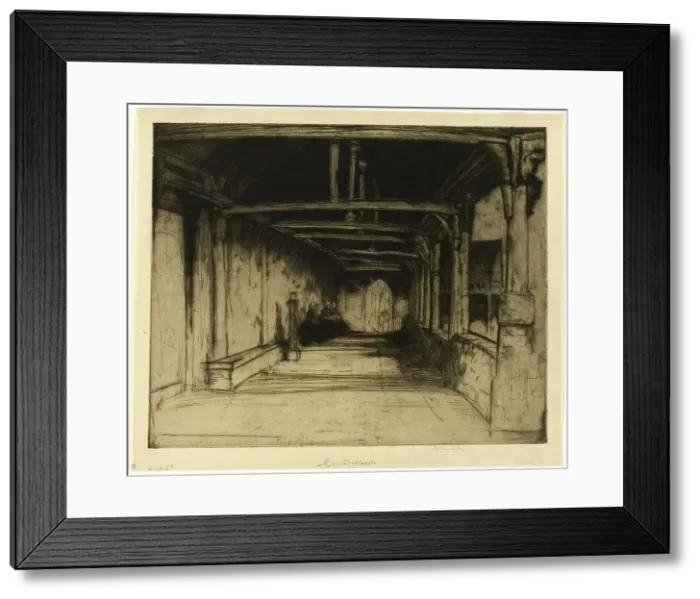 Framed Print : Montivilliers, 1903. Creator: David Young Cameron Framed Print : Montivilliers, 1903. Creator: David Young Cameron