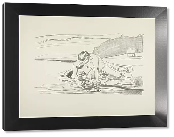Omega's Death, 1908 / 09. Creator: Edvard Munch
