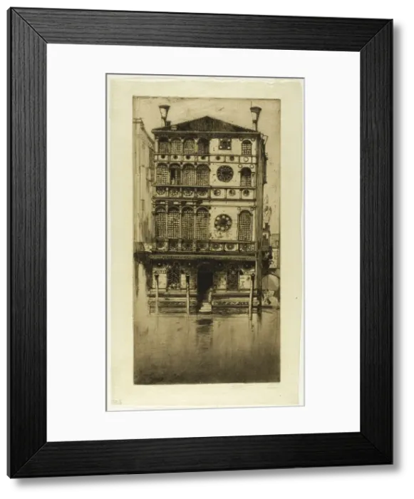 Framed Print : Joannis Darius, 1900. Creator: David Young Cameron Framed Print : Joannis Darius, 1900. Creator: David Young Cameron