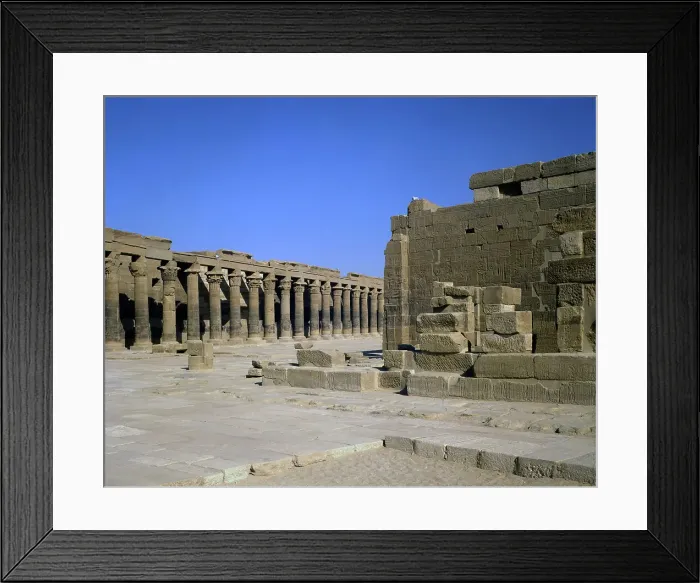 Framed Print : Philae, Egypt, 1984. Creator: Ethel Davies Framed Print : Philae, Egypt, 1984. Creator: Ethel Davies