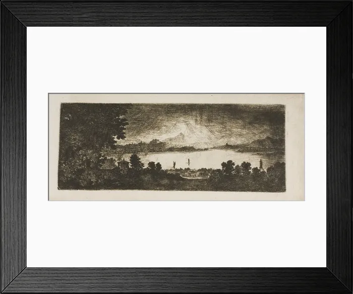 Framed Print : Stirling from Kinnsill, n.d. Creator: John Clerk Framed Print : Stirling from Kinnsill, n.d. Creator: John Clerk