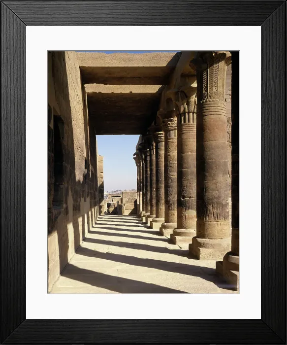 Framed Print : Philae, Egypt, 1984. Creator: Ethel Davies Framed Print : Philae, Egypt, 1984. Creator: Ethel Davies