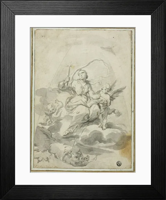 Framed Print : Saint Margaret, n.d. Creator: Godfried Maes Framed Print : Saint Margaret, n.d. Creator: Godfried Maes