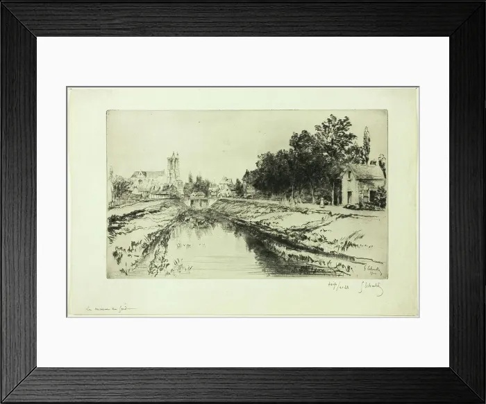 Framed Print : Guardhouse, 1901. Creator: Gustave Leheutre Framed Print : Guardhouse, 1901. Creator: Gustave Leheutre