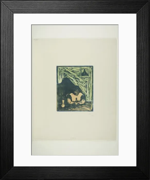 Framed Print : The Fat Whore, 1899. Creator: Edvard Munch Framed Print : The Fat Whore, 1899. Creator: Edvard Munch
