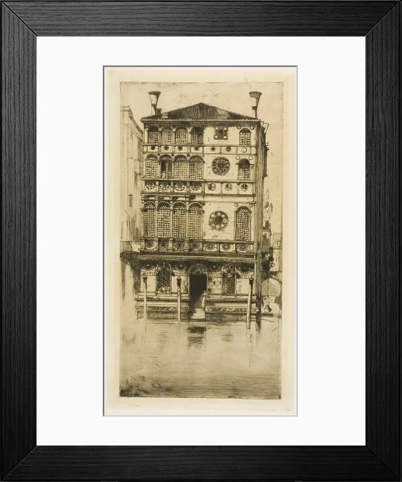 Framed Print : Joannis Darius, 1900. Creator: David Young Cameron Framed Print : Joannis Darius, 1900. Creator: David Young Cameron