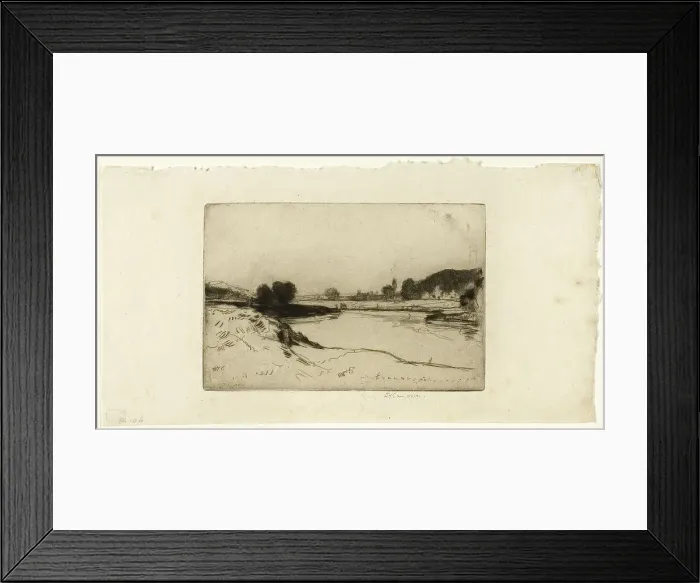 Framed Print : The Forth, 1904. Creator: David Young Cameron Framed Print : The Forth, 1904. Creator: David Young Cameron