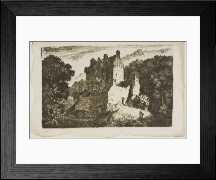 Framed Print : Newark Castle, n.d. Creator: John Clerk Framed Print : Newark Castle, n.d. Creator: John Clerk