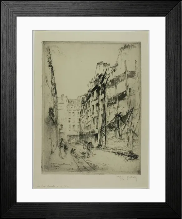 Framed Print : The Rue Domat, Paris, 1904. Creator: Gustave Leheutre Framed Print : The Rue Domat, Paris, 1904. Creator: Gustave Leheutre