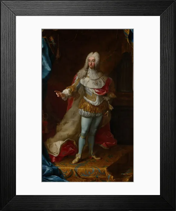 Framed Print : Portrait of Victor Amadeus II (1666-1732), King of Sardinia and Duke of Savoy, 1728. Creator: Mijtens (Meytens), Martin van, the Younger (1695-1770) Framed Print : Portrait of Victor Amadeus II (1666-1732), King of Sardinia and Duke of Savoy, 1728. Creator: Mijtens (Meytens), Martin van, the Younger (1695-1770)