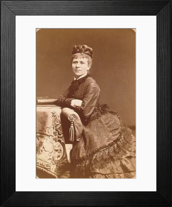 Framed Print : Portrait of the pianist and composer Marie Jaëll, née Trautmann (1846-1925), 1880s. Creator: Dupont, Aimé (1842-1900) Framed Print : Portrait of the pianist and composer Marie Jaëll, née Trautmann (1846-1925), 1880s. Creator: Dupont, Aimé (1842-1900)
